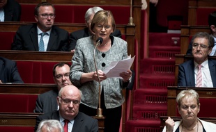 Marie-George Buffet, députée de la 4e circonscription en Seine-Saint-Denis sur les bancs de l'Assemblée nationale. (Illustration)