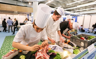 Dijon, 21/04/2015 - Inauguration d'Apprentissimo, salon dedié à l'apprentissage en Bourgogne.