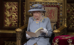 La reine Elizabeth II à la chambre des Lords