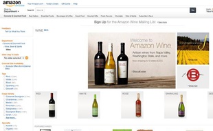 Amazon vend désormais du vin en ligne dans une partie des Etats-Unis.