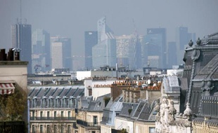 La pollution à Paris le 27 mars 2014