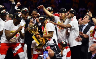 Les Raptors de Toronto ont remporté la finale de la NBA, face aux Golden State, le 13 juin 2019.