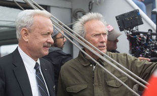 Tom Hanks et Clint Eastwood sur le tournage de