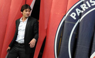Leonardo, directeur sportif du PSG de juillet 2011 à juillet 2013, le 4 juillet 2013, au Parc des Princes.