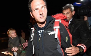 Jérôme Kerviel interpellé par des policiers en civil le 18 mai 2014 à Menton