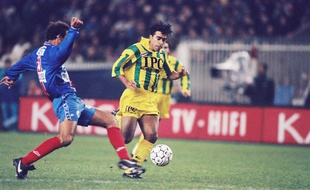 Patrice Loko contre le PSG en 1995.