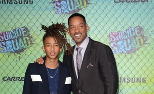 L'acteur Jaden Smith et son père Will Smith, à l'avant-première de Suicide Squad à New York