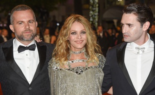 Yann Gonzalez, Vanessa Paradis et Nicolas Maury au Festival de Cannes, le 17 mai 2018.
