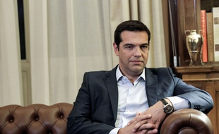 Le Premier ministre grec Alexis Tsipras a remis sa démission au président, le 20 août 2015.