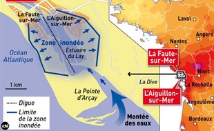 La Faute-sur-Mer, un secteur très touché par la tempête Xynthia.