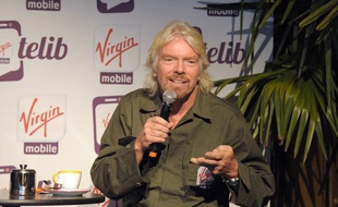 Sir Richard Branson, PDG de Virgin Group, à Paris, le mercredi 18 septembre.