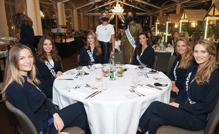 Les Miss 2021 se préparent au show du 19 décembre depuis un grand hôtel de Versailles
