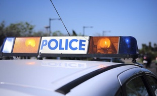 Une voiture de la police nationale - Illustration