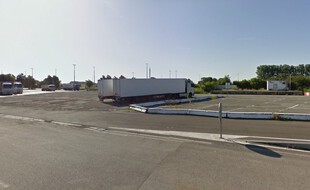 Une des aires d'autoroute franco-belge où avaient lieu les vols.