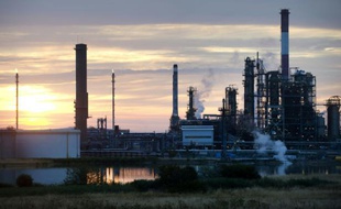 La raffinerie Total de Donges le 30 juin 2014