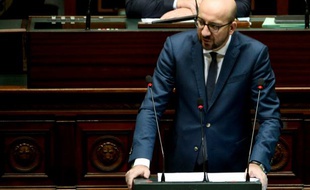 Le Premier ministre belge Charles Michel à Bruxelles, le 19 novembre 2015