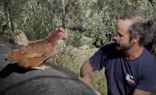 L'agriculteur Cédric Herrou a trouvé un moyen d'aider des personnes en détresse sociale, Brut.