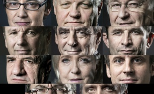 Les onze candidats à la présidentielle de 2017