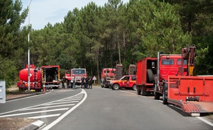 Illustration de pompiers en intervention - Photo : Sebastien Ortola