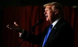 Donald Trump, candidate républicain à la présidentielle américaine, lors d'un évenement pour lever des fonds à Lawrenceville dans le New Jersey le 19 mai 2016