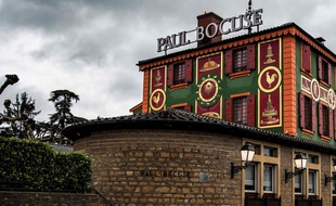 « L'auberge du Pont de Collonges », le restaurant mythique de Paul Bocuse, le 20 janvier 2018.