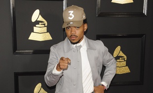 Chance The Rapper aux 59e Grammy Awards le mois dernier à Los Angeles