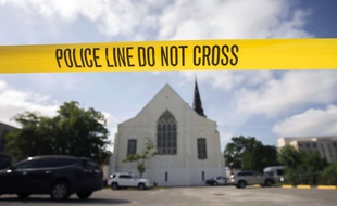 L'église épiscopale méthodiste africaine Emanuel à Charleston, en Caroline du Sud, où Dylann Roof, un partisan de la suprématie blanche, a tué neuf paroissiens en 2015.