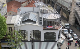 La Brasserie Barbès vue du dernier étage du magasin Tati