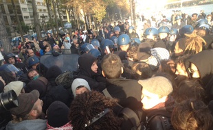 Des incidents ont émaillé la manifestation interdite à Stalingrad le 2 novembre, en soutien à la mort de Rémi Fraisse.