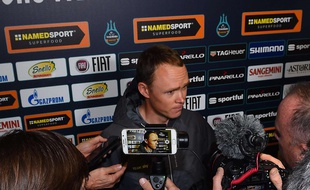 Chris Froome au départ de la Tirreno-Adriatico, le 6 mars 2018.