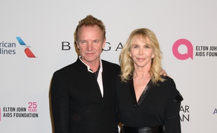 Le chanteur Sting et sa femme, la productrice Trudie Styler