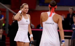 Caroline Garcia et Kristina Mladenovic jouent un match de Fed Cup décisif, ce dimanche, face à l'Australie.