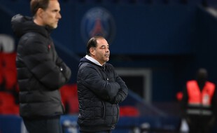 L'entraîneur du SCO Stéphane Moulin.
