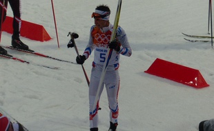 Le Français Jason Lamy-Chappuis, après sa 7e place aux Jeux olympiques de Sotchi, le 18 février 2014