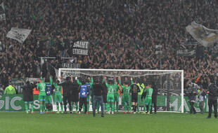 Le stade Geoffroy-Guichard, ici lors du derby le mois dernier, durant lequel l'ASSE a arraché le nul (1-1).