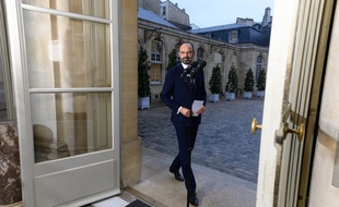 Edouard Philippe s'exprime devant la presse à Matignon, le 6 décembre 2019.