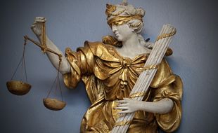 L'allégorie de la justice a été restaurée et installée au musée de l'Hospice Comtesse, à Lille.