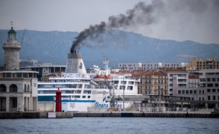 Un bateau d'Algerie Ferries dans le port de Marseille, en août 2019 (Illustration)