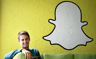 Le confondateur et directeur général de Snapchat, Evan Spiegel, en 2013.