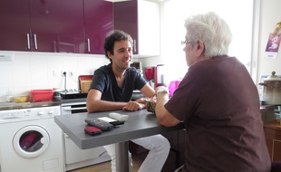 A Nantes, le 18 ao˚t 2014- Antoine a choisi l'habitat intergenerationnel