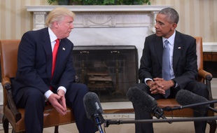 Barack Obama a reçu son successeur, Donald Trump, ce jeudi à la Maison Blanche.