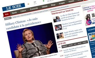 Le site du quotidien belge