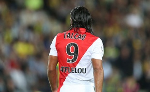Radamel Falcao lors de son dernier match en Ligue 1, contre Nantes, le 24 août 2014.