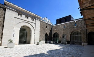 L'entrée de la prison de la Santé en juin 2018.