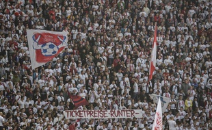 Les fans du RB Leipzig en Bundesliga.