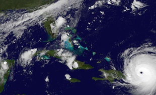 L'ouragan Irma le 6 septembre 2017.