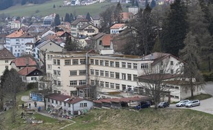 Le squat où ont été retrouvées Mia et sa mère, à Sainte-Croix en Suisse.