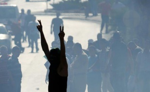 Des heurts entre Palestiniens et soldats israéliens à Bet El, le 16 octobre 2015