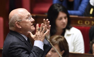 Le ministre du Budget, Michel Sapin à l'Assemblée Nationale,le 11 juin 2014