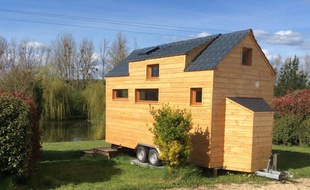 Les tiny houses d'Arnaud Tillard sont vendues entre 20.000 et 42.000 euros.
